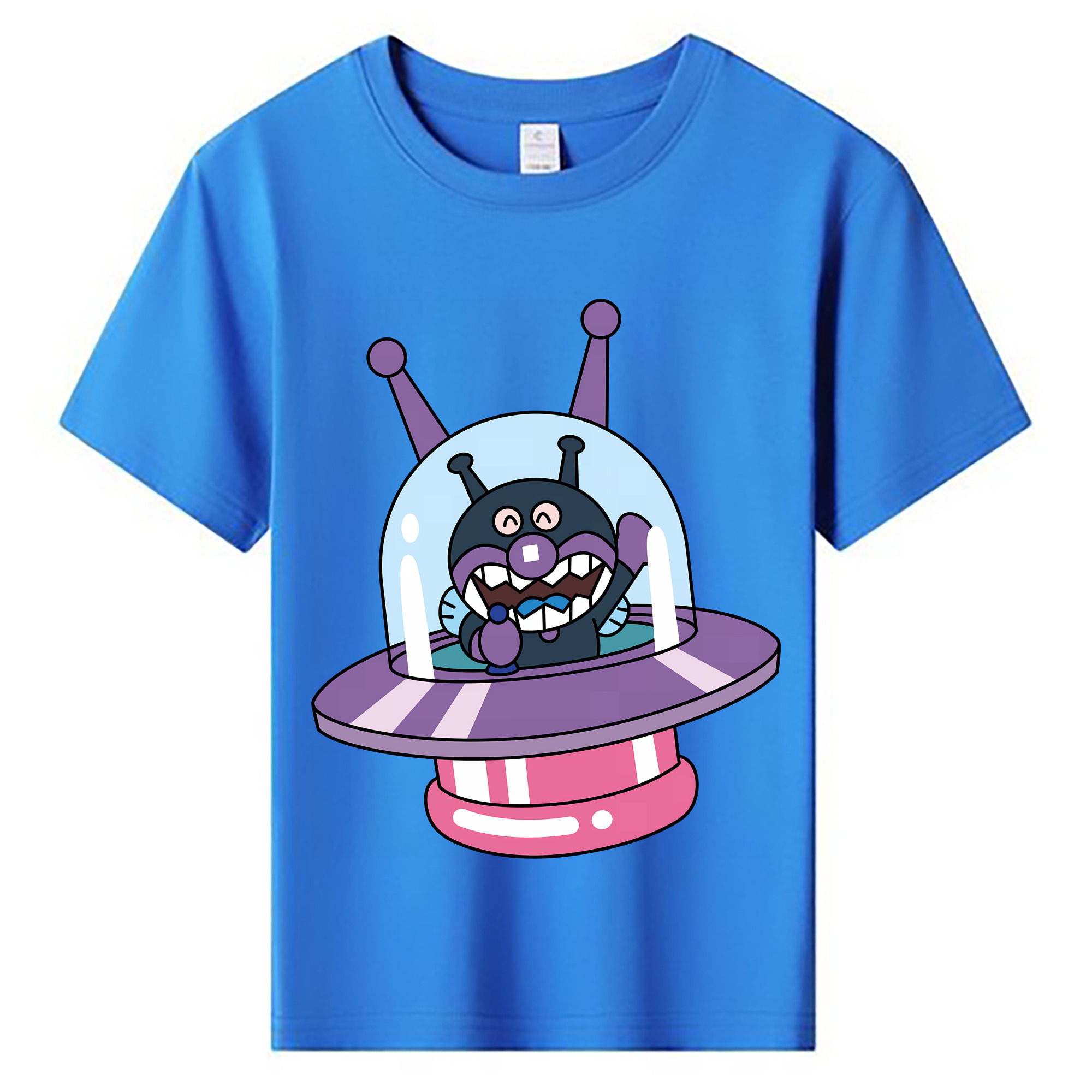 （画像用） アンパンマン Anpanman 綿100％キッズTシャツ（フロントプリント）